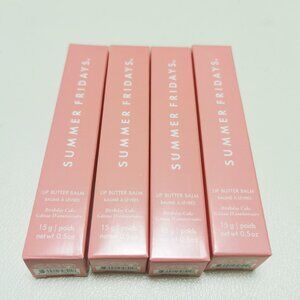 4pcs(Birthday Cake) Summer Fridays Lip Butter Balm Conditioning Lip New With box